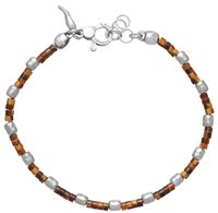 Bracciale Giovanni Raspini Uomo Tango in Argento Occhio di tigre 11361